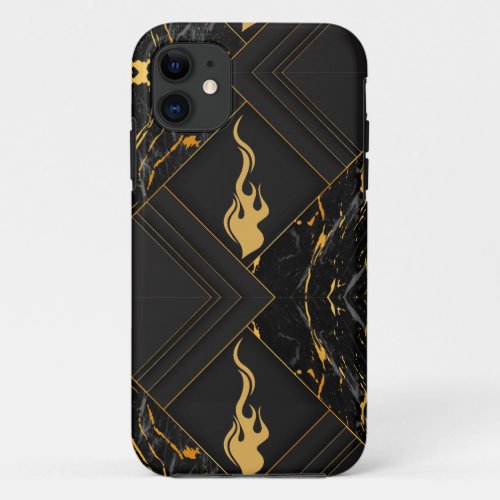 Aesthetic vector fire design iPhone  iPad case