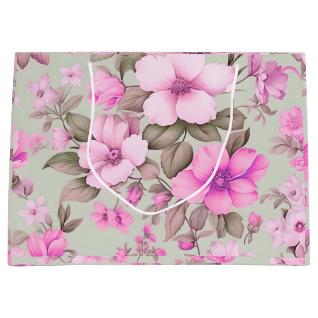 Aesthetic Vibes Design Collection Large Gift Bag (Front)