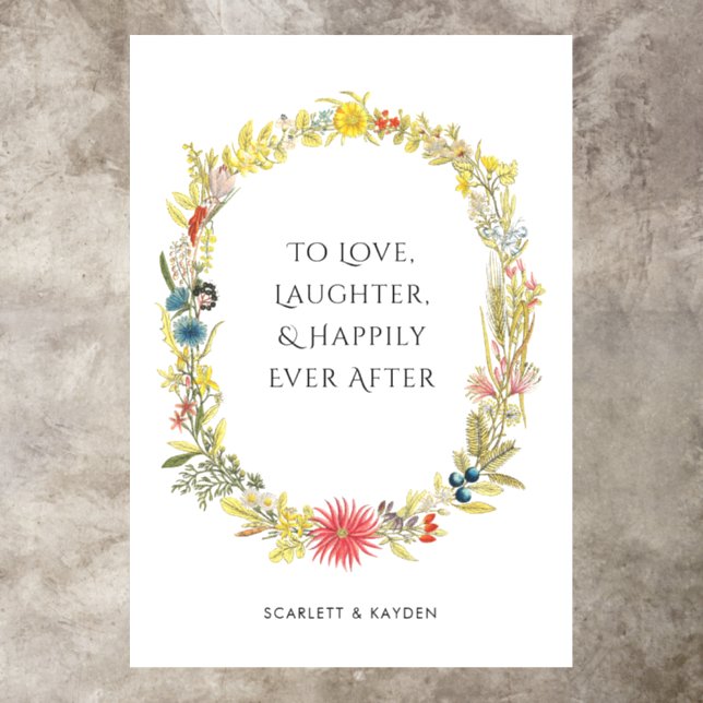 Aesthetic Victorian Wedding Floor Decals, Custom, Decals (Insitu)