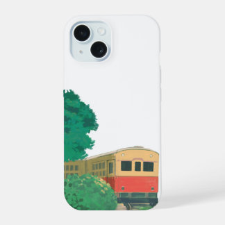 Aesthetic Vintage Train Art Print | Nature Travel  iPhone 15 Case