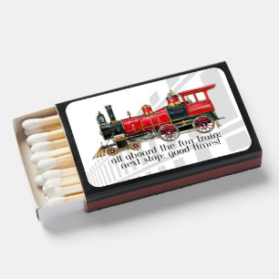 Aesthetic Vintage Train Matchboxes