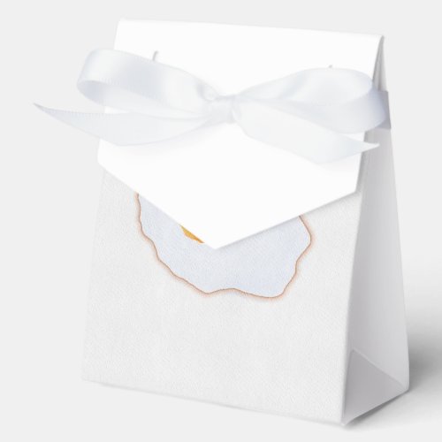 Aesthetic Watercolor Fried Egg Minimalist Art Prin Favor Boxes