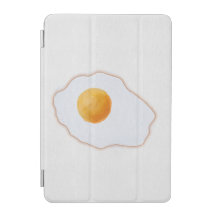 Aesthetic Watercolor Fried Egg Minimalist Art Prin