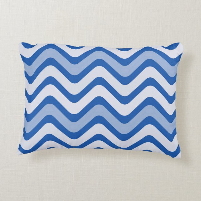 Aesthetic Waves Accent Pillow (Back)