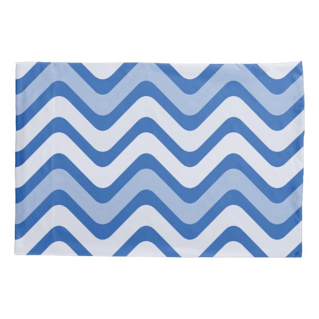 Aesthetic Waves Pillow Case (Back-Left)