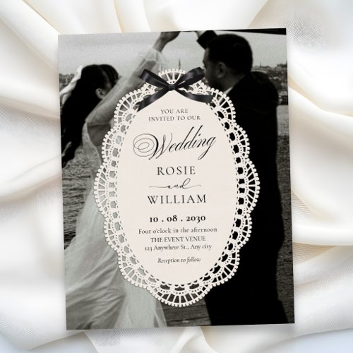 Aesthetic wedding  invitation