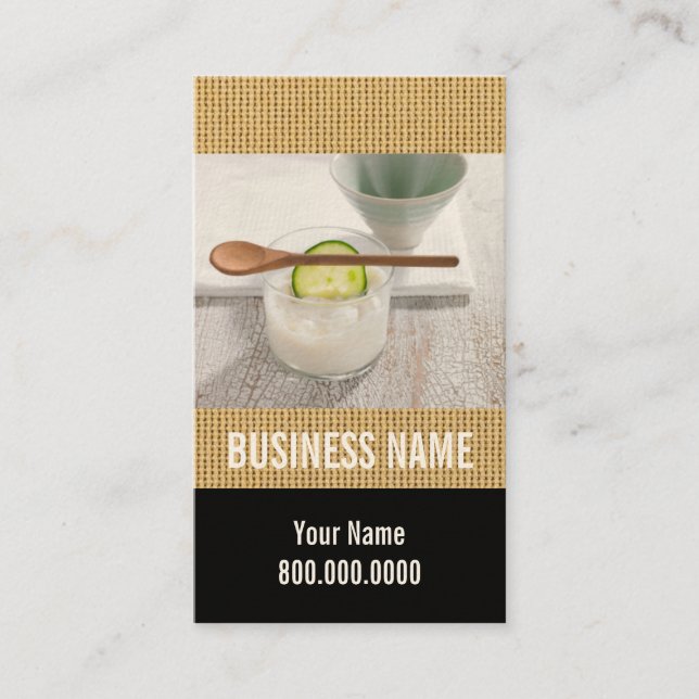 Aesthetician Business Card (Front)