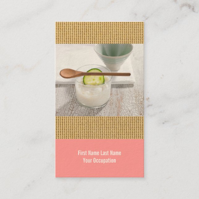 Aesthetician Business Card (Front)