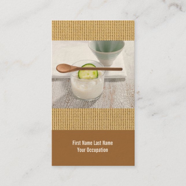 Aesthetician Business Card (Front)