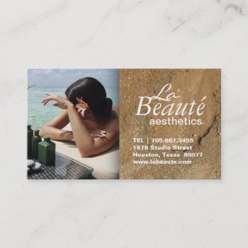 Aesthetician Business Card by colourfuldesigns at Zazzle