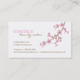 Aesthetician Business Cards