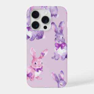 AestheticPastel Purple Bunny Watercolor Phone Case
