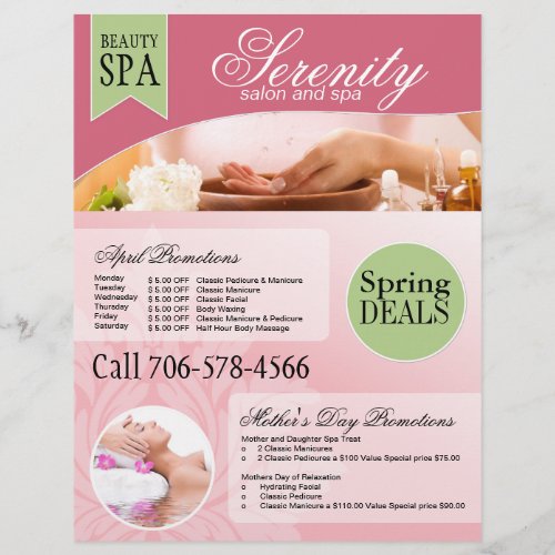 Aesthetics and Spa Flyer
