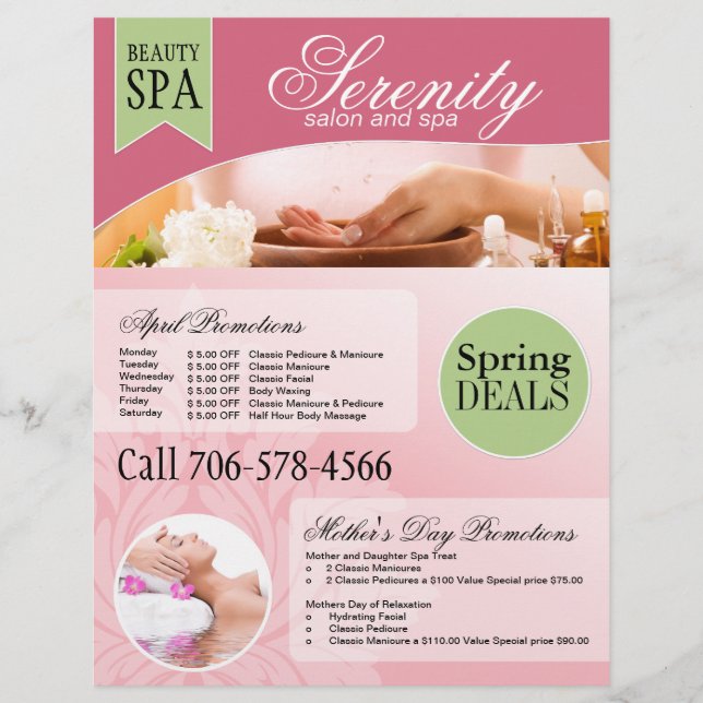 Aesthetics and Spa Flyer (Front)