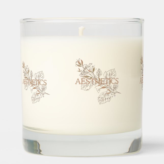 Aesthetics Art Scented Candle (Front)