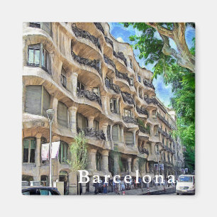 Aesthetics. Balconies. Casa Mila. Magnet