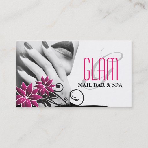 Customizable Aesthetics & Nail Salon Business Cards