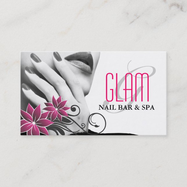 Aesthetics &  Nail Salon Business Cards (Front)