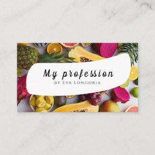 Aesthetics Vegetables illustration Business Card