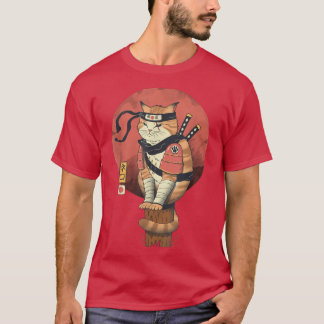 AETICON Japanese Style Samurai Cat  (2) T-Shirt