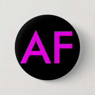 "AF..." Buttons & Pins For Backpacks