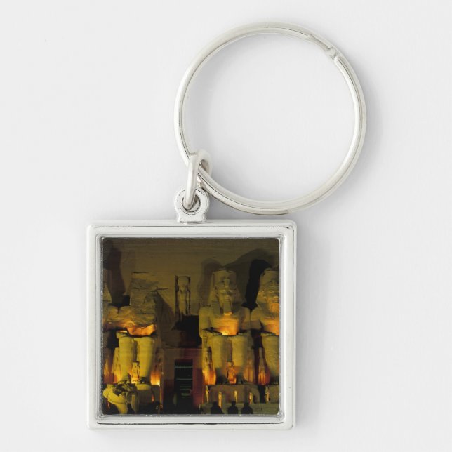 AF, Egypt, Abu Simbel. Colossal Figures of Keychain (Front)