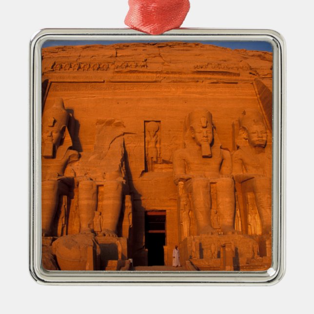 AF, Egypt, Abu Simbel. Facade at sunset, Great Metal Ornament (Front)
