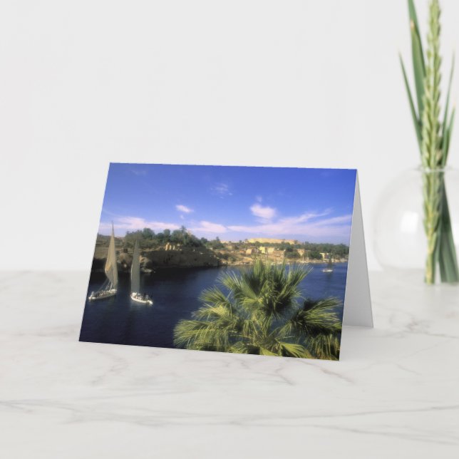 AF, Egypt, Upper Egypt, Aswan. River Nile, Card (Front)