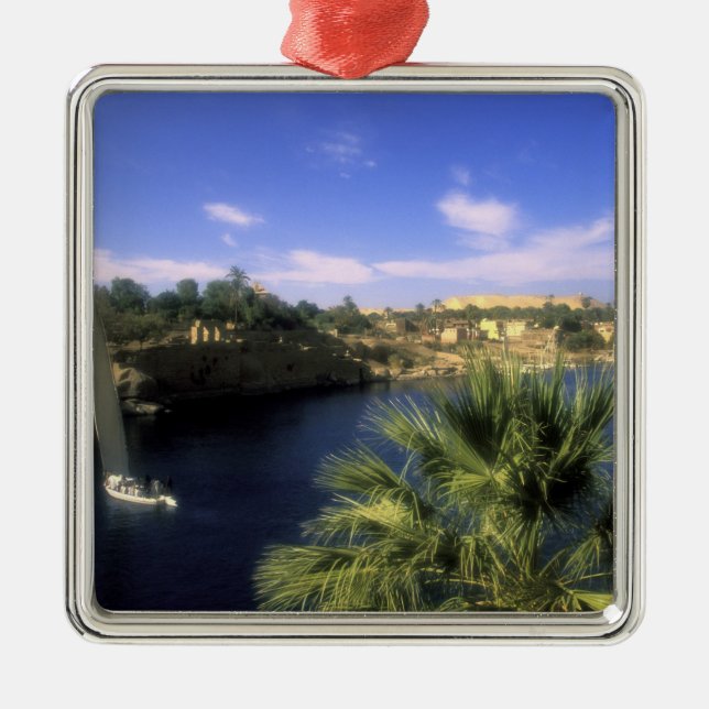 AF, Egypt, Upper Egypt, Aswan. River Nile, Metal Ornament (Front)