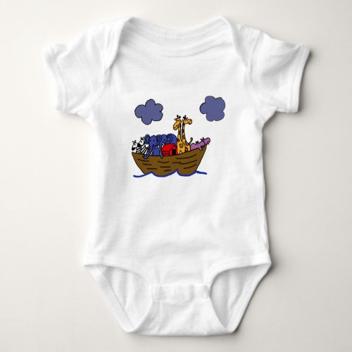 AF_ Noahs Ark Baby Outfit Baby Bodysuit