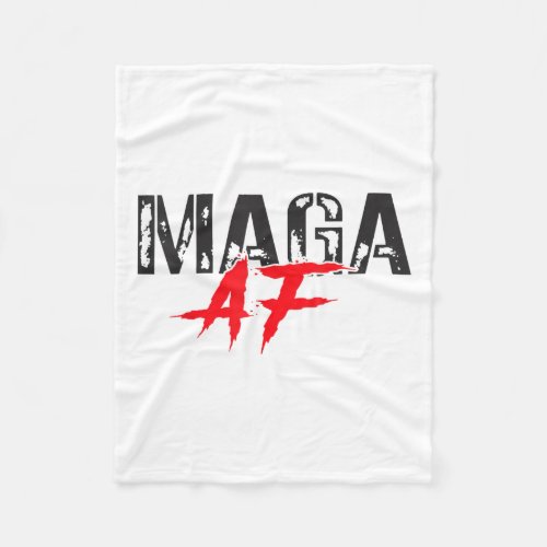 Af Shirt Trump 2024 Republican Take America Back  Fleece Blanket