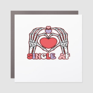 Af Skeleton Hands Valentines Day Classic Car Magnet