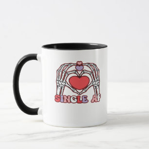 Af Skeleton Hands Valentines Day Classic Look Mug