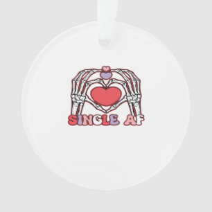 Af Skeleton Hands Valentines Day Classic Look Ornament