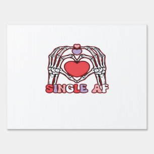 Af Skeleton Hands Valentines Day Classic Sign