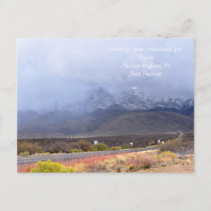 AFA Danger Ahead, Arizona Route 89 Postcard