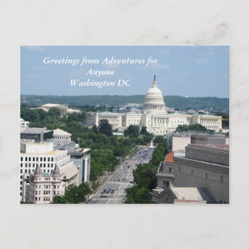 AFA Washington DC Postcard