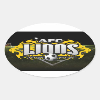 AFC Lions oval decal Sticker