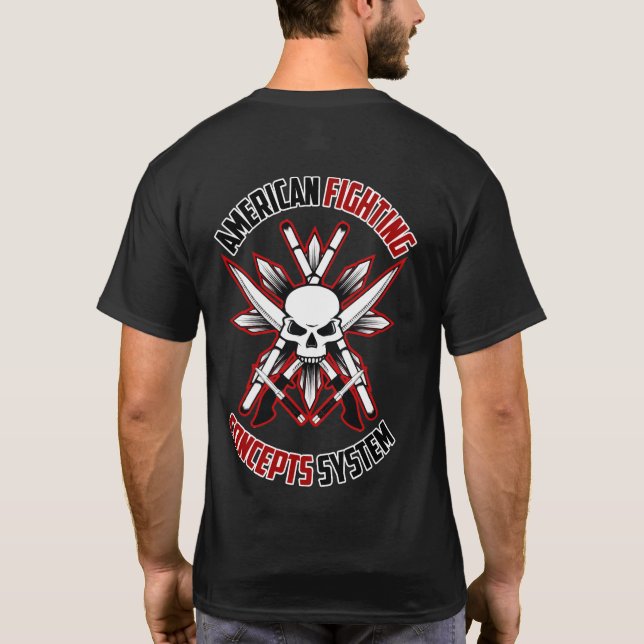 AFCS Skull & Knives Shirt (Back)