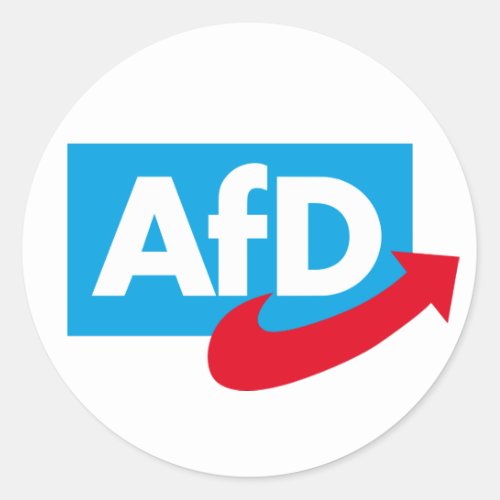 AfDAlternative fr Deutschland Classic Round Sticker