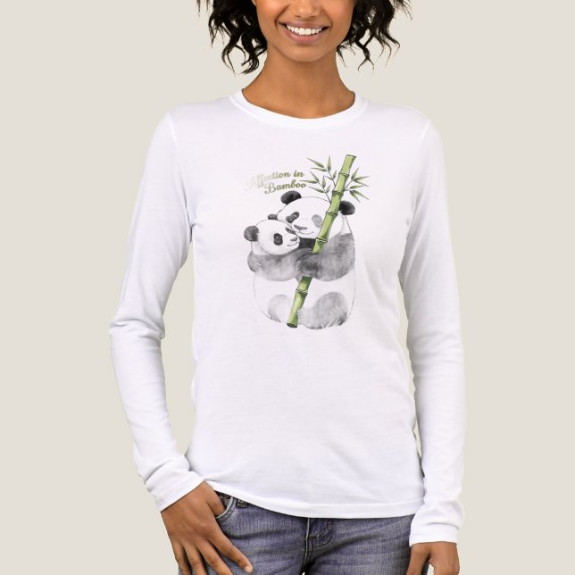 Affection in Bamboo Pandas Long Sleeve Tee (Front)