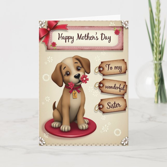 Affectionate Family Greeting Card (Front)