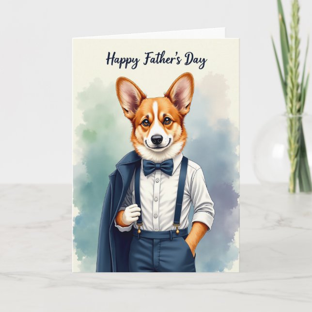 Affectionate Fathers Day Card (Front)