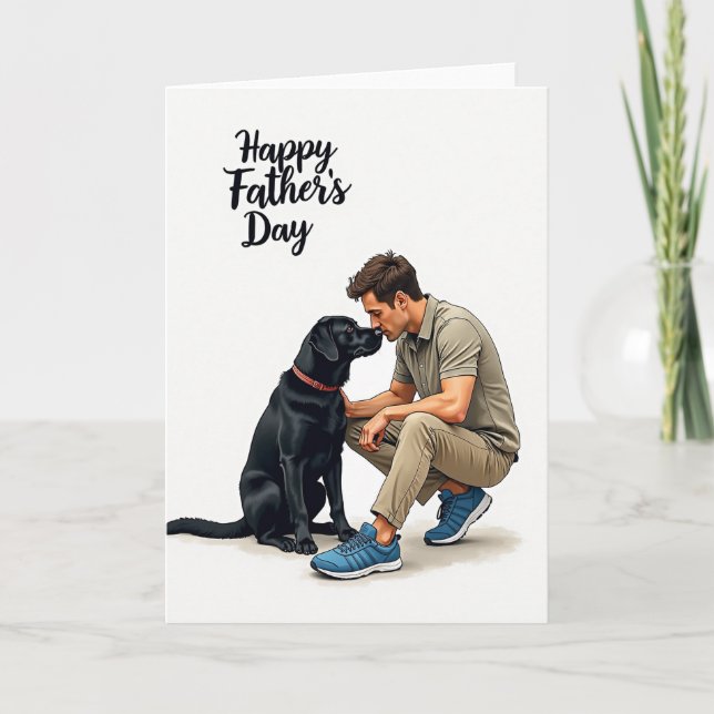 Affectionate Fathers Day Friend Card (Front)