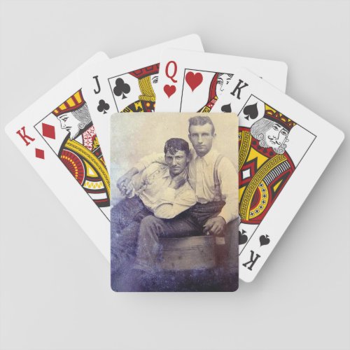 Affectionate Friends Vintage Image Playing Cards
