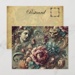 Affectionate Wrath – Gothic Victorian Holiday Postcard