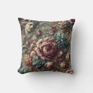 Affectionate Wrath – Gothic Victorian Throw Pillow