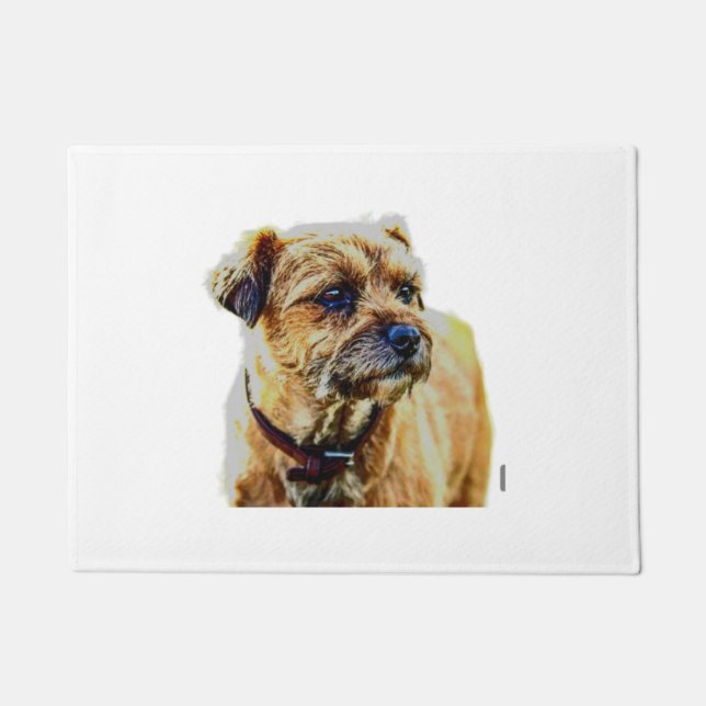 Affen Border Terrier  Doormat (Front)