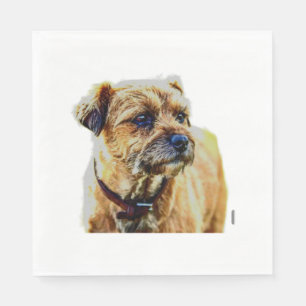 Affen Border Terrier Napkins