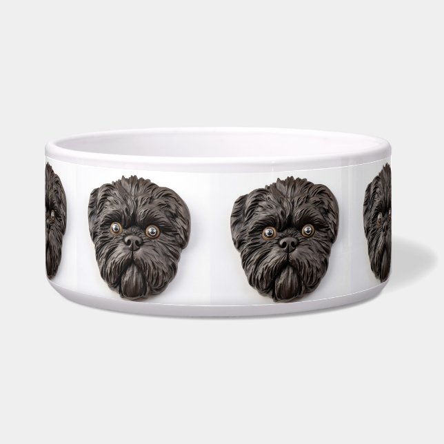 Affenpinscher 3D Inspired Bowl (Front)